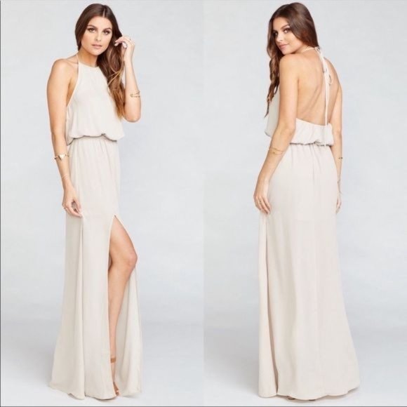 SHOW ME YOUR MUMU Heather‎ Halter Dress Sz XS - Picture 11 of 11